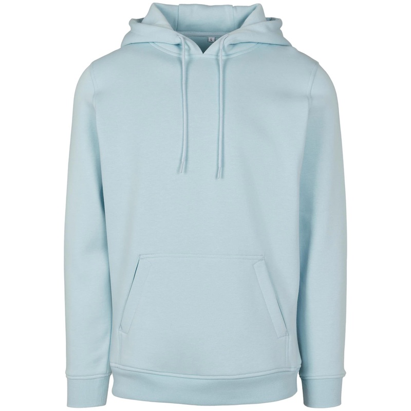 Build Your Brand Heavy Hoodie – Ocean Blue