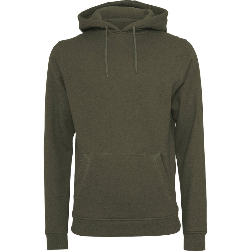 Build Your Brand Heavy Hoodie – Olive