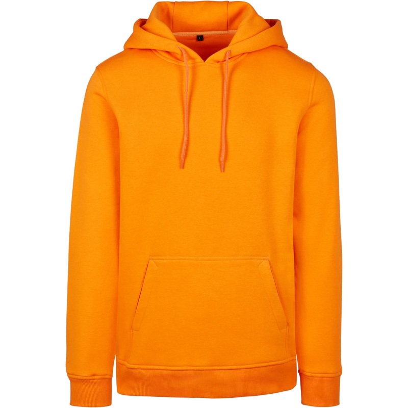 Build Your Brand Heavy Hoodie – Paradise Orange