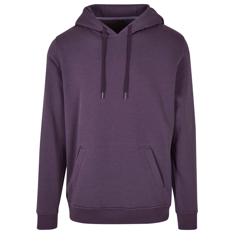 Build Your Brand Heavy Hoodie – Purple Night