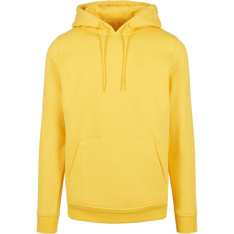 Build Your Brand Heavy Hoodie – Taxi Yellow