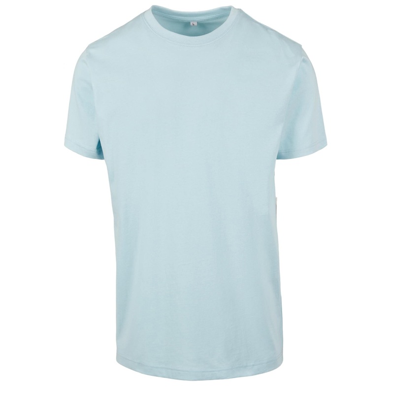 Build Your Brand T-Shirt Round-Neck – Ocean Blue