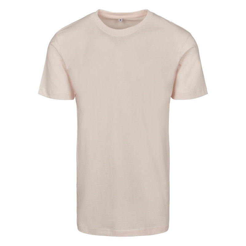 Build Your Brand T-Shirt Round-Neck – Pink Marshmellow