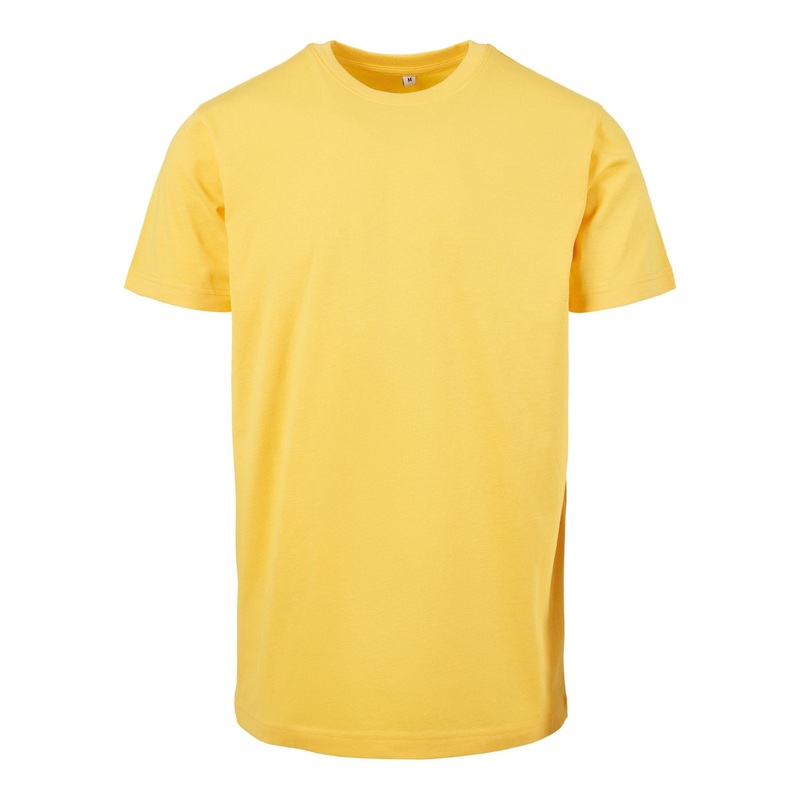 Build Your Brand T-Shirt Round-Neck – Taxi Yellow