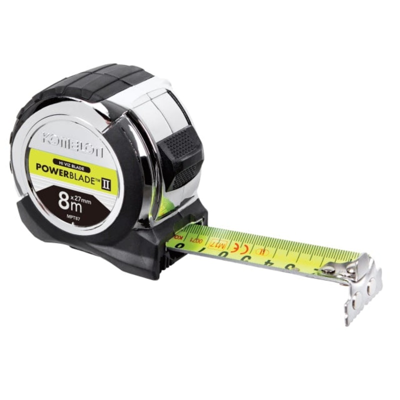 Komelon PowerBlade II Pocket Tape 8m (Width 27mm) (Metric only)