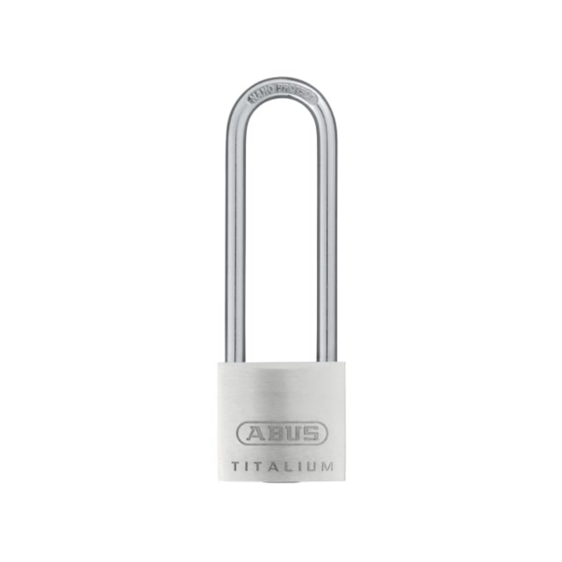 ABUS Mechanical 64TI/30mm TITALIUM Padlock 60mm Long Shackle Keyed Alike KA6311