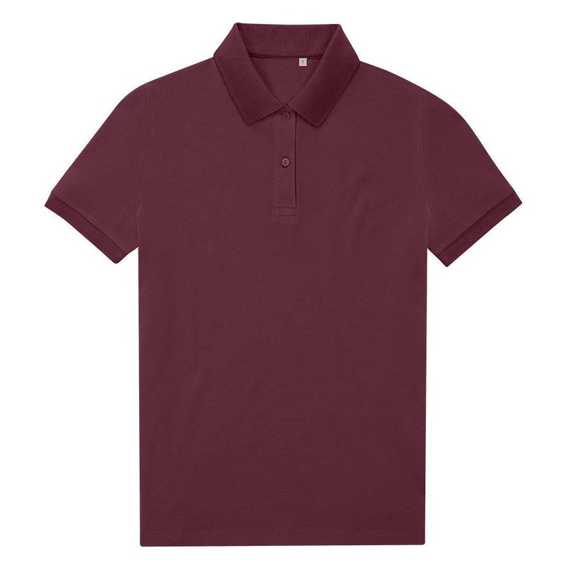 B&C Collection My Eco Polo 65/35 Women – Burgundy