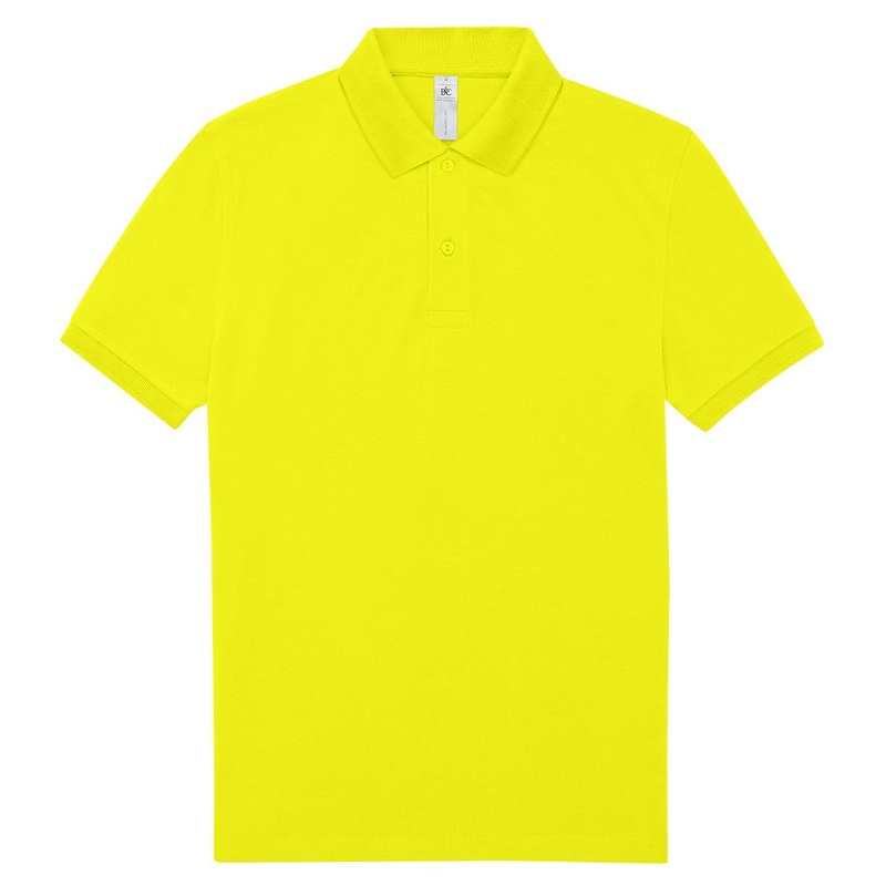 B&C Collection My Polo 180 – Pixel Lime