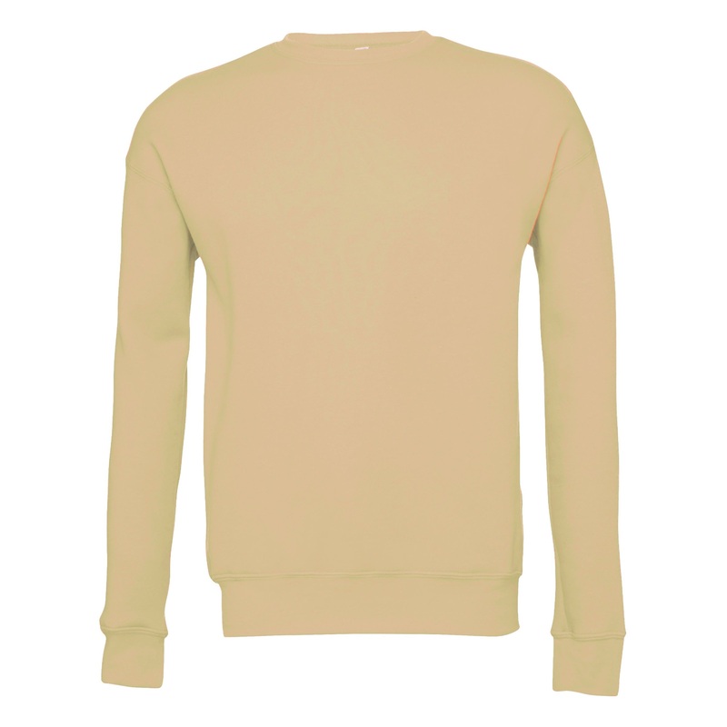 Bella Canvas Unisex Drop Shoulder Fleece – Heather Sand Dune
