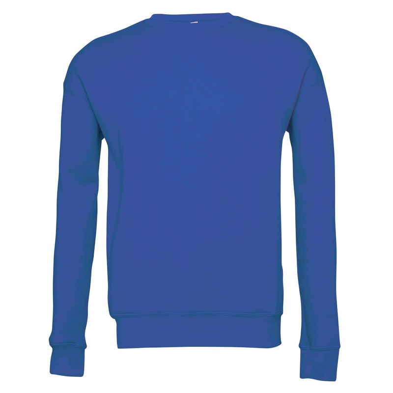 Bella Canvas Unisex Drop Shoulder Fleece – True Royal