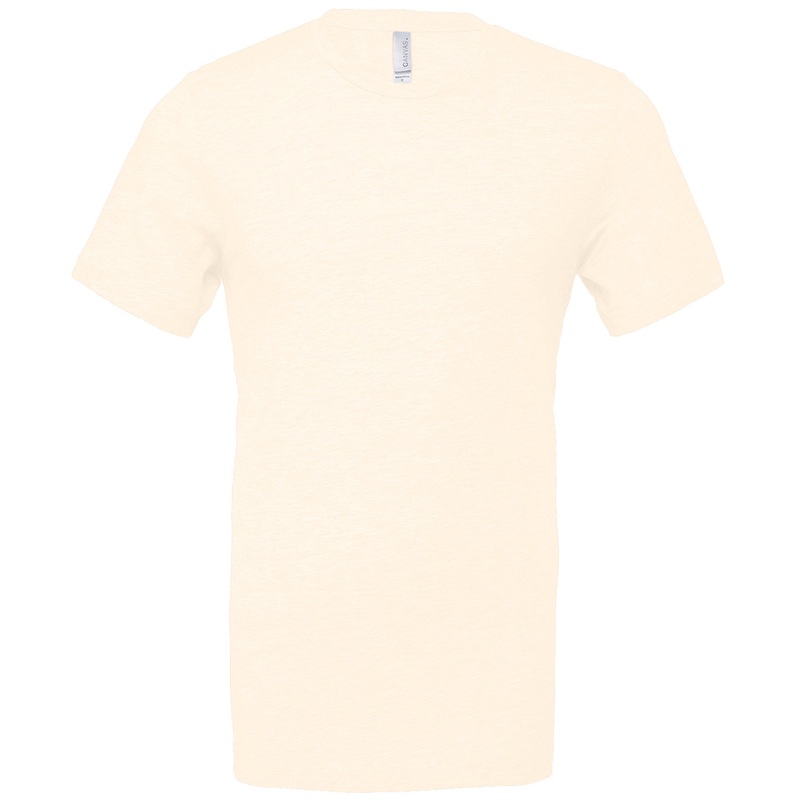 Bella Canvas Unisex Heather Cvc Short Sleeve T-Shirt – Heather Natural
