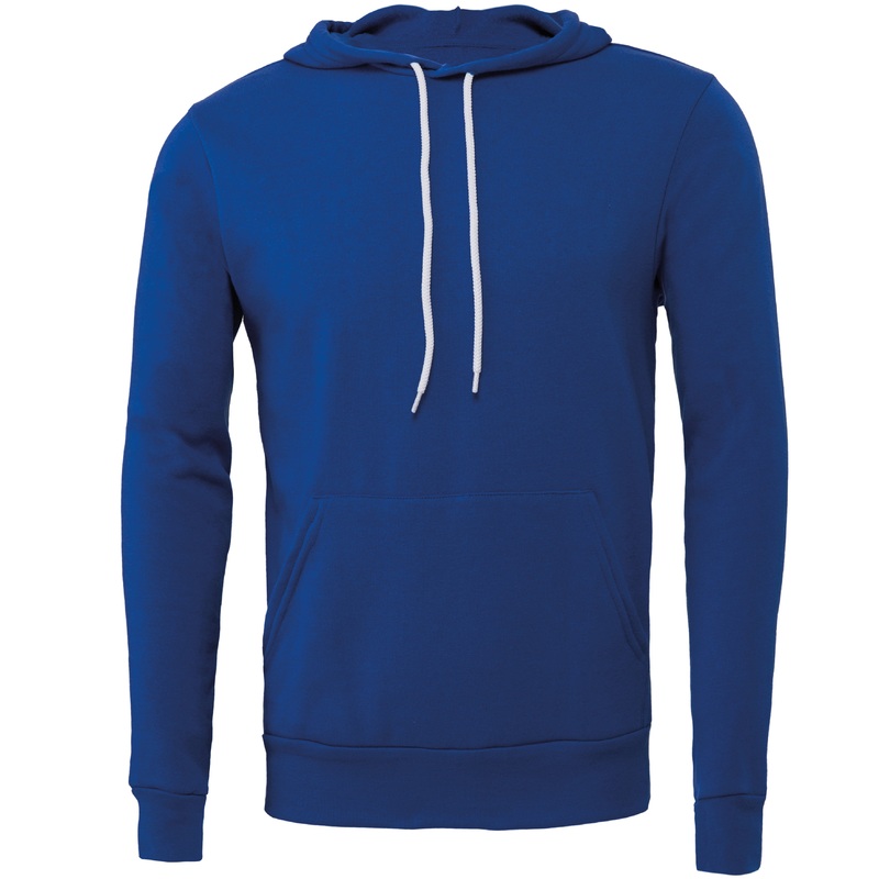 Bella Canvas Unisex Polycotton Fleece Pullover Hoodie – True Royal