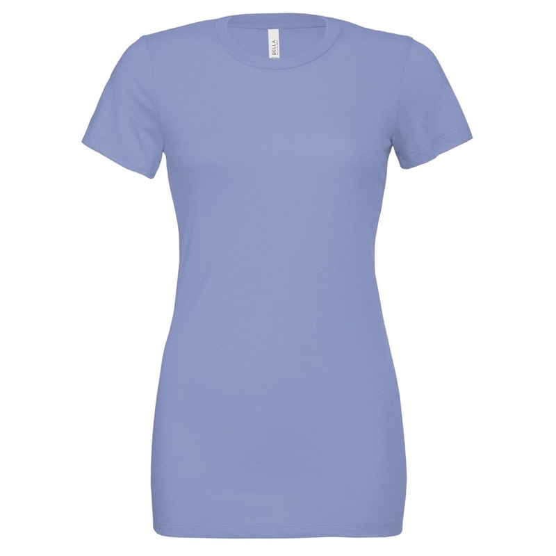 Bella Canvas Women’s Relaxed Jersey Short Sleeve Tee – Lavender Blue