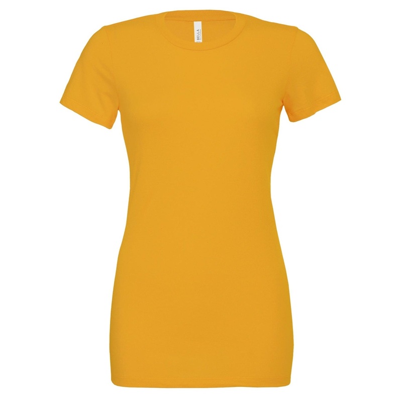 Bella Canvas Women’s Relaxed Jersey Short Sleeve Tee – Mustard