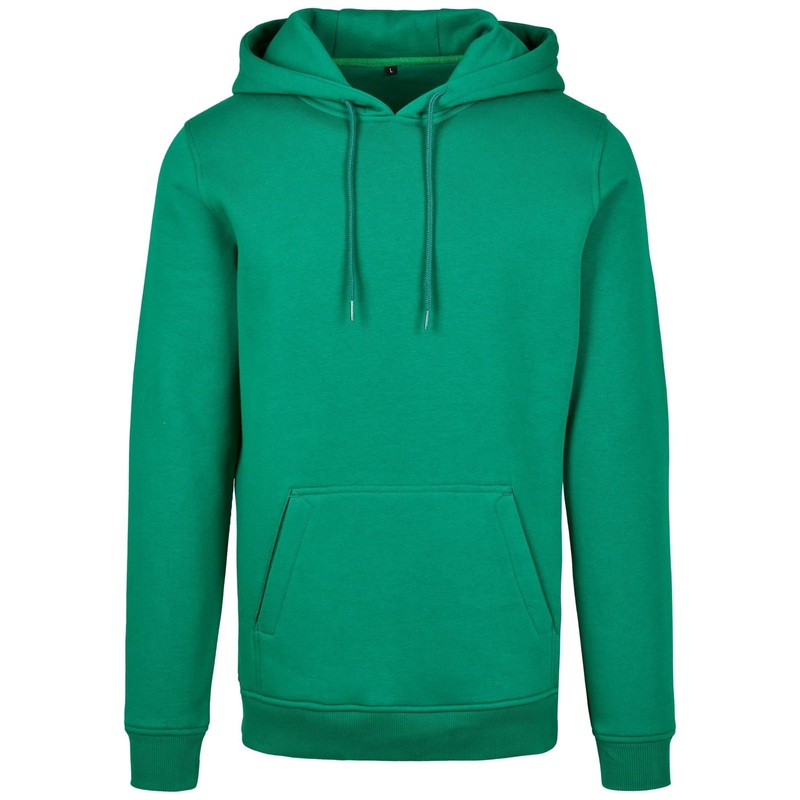 Build Your Brand Heavy Hoodie – Forest Green