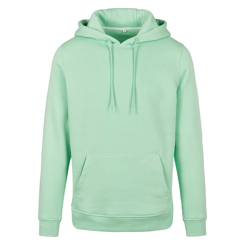Build Your Brand Heavy Hoodie – Neo Mint