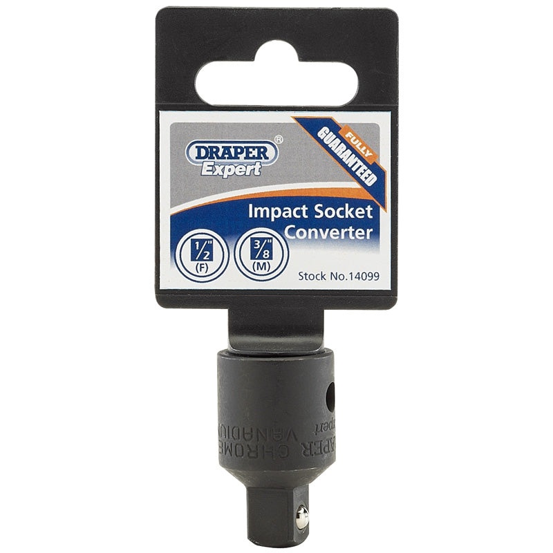 Draper Expert 1/2(F) x 3/8(M) Impact Socket Converter