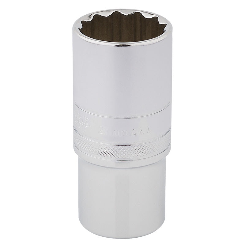 Draper 1/2 Square Drive HI-TORQ 12 Point Deep Socket (27mm)