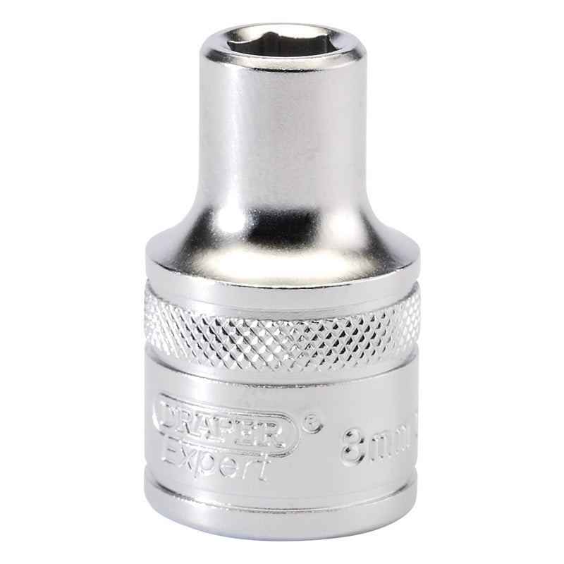 Draper 1/2 Square Drive 6 Point Metric Socket (8mm)