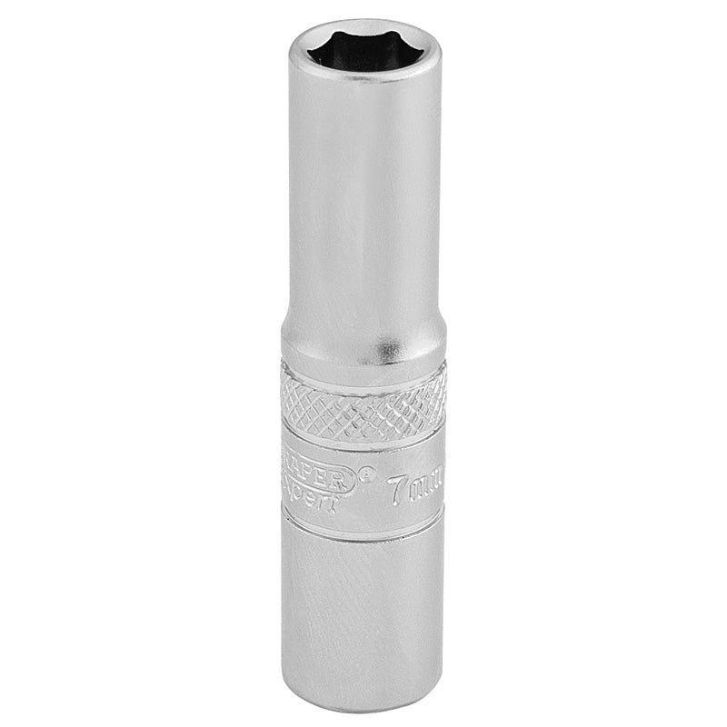 Draper 1/4 Square Drive 6 Point Deep Socket (7mm)