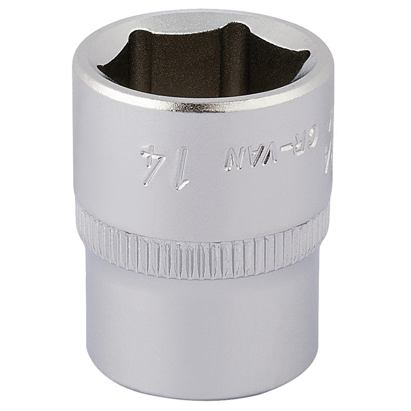 Draper 14mm 1/4 Square Drive Elora Hexagon Socket