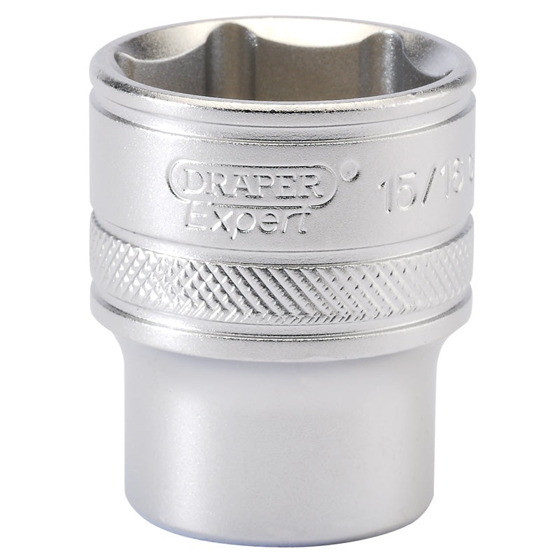 Draper 1/2 Square Drive 6 Point Imperial Socket (15/16)