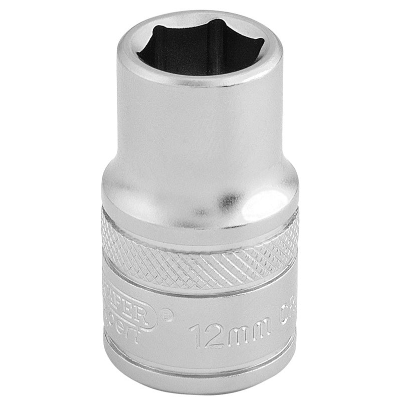 Draper 1/2 Square Drive 6 Point Metric Socket (12mm)