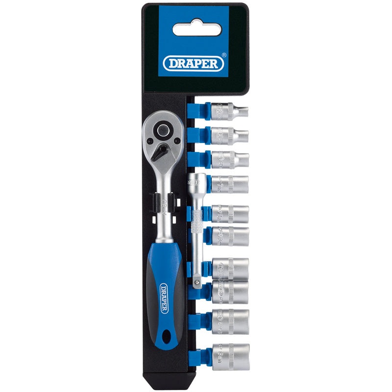 Draper 1/4 Sq. Dr. Metric Socket Set (12 Piece)