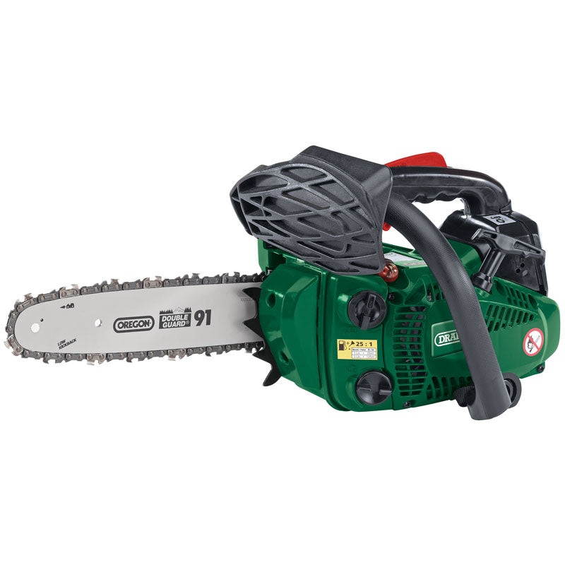 Draper 250mm Petrol Chainsaw with Oregon Chain and Bar (25.4cc)