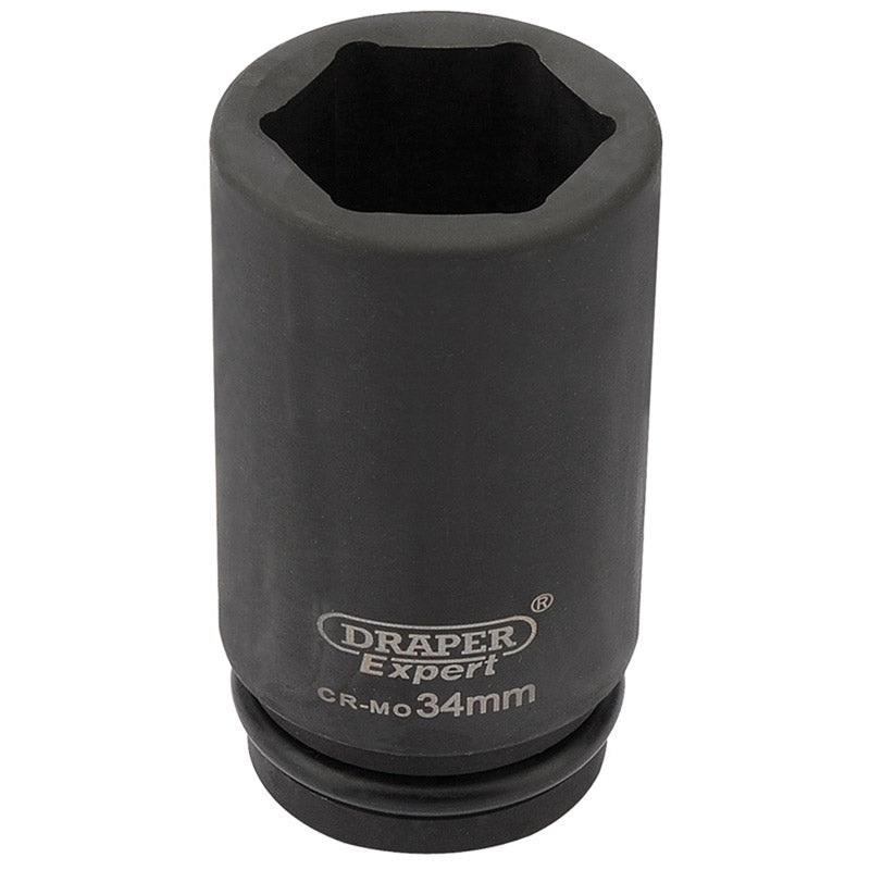 Draper Expert 34mm 3/4 Square Drive HI-TORQ 6 Point Deep Impact Socket