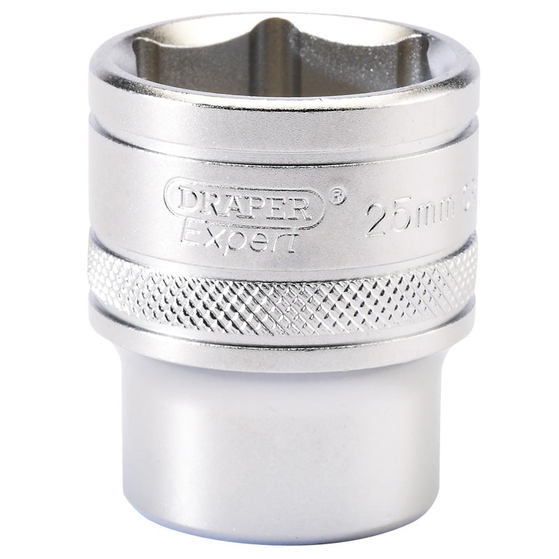 Draper 1/2 Square Drive 6 Point Metric Socket (25mm)