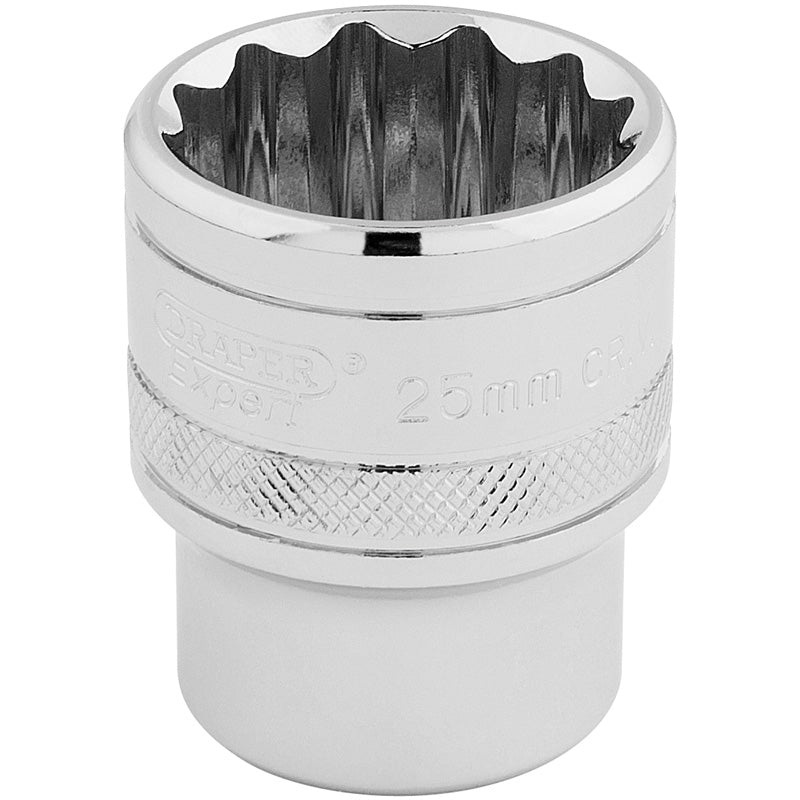 Draper 1/2 Square Drive HI-TORQ 12 Point Socket (25mm)