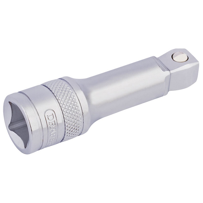 Draper 1/2 Square Drive Satin Chrome Wobble Extension Bar (75mm)