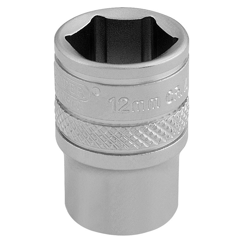 Draper 1/4 Square Drive Socket (12mm)