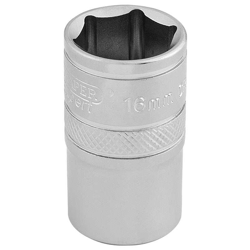 Draper 1/2 Square Drive 6 Point Metric Socket (16mm)