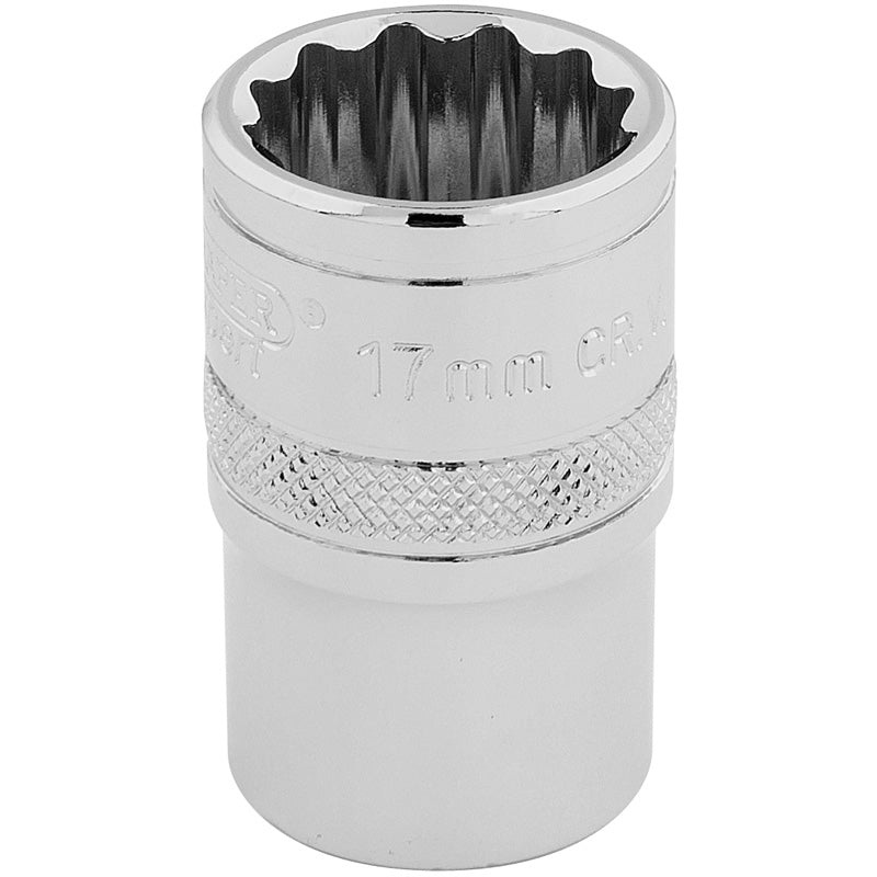 Draper 1/2 Square Drive HI-TORQ 12 Point Socket (17mm)