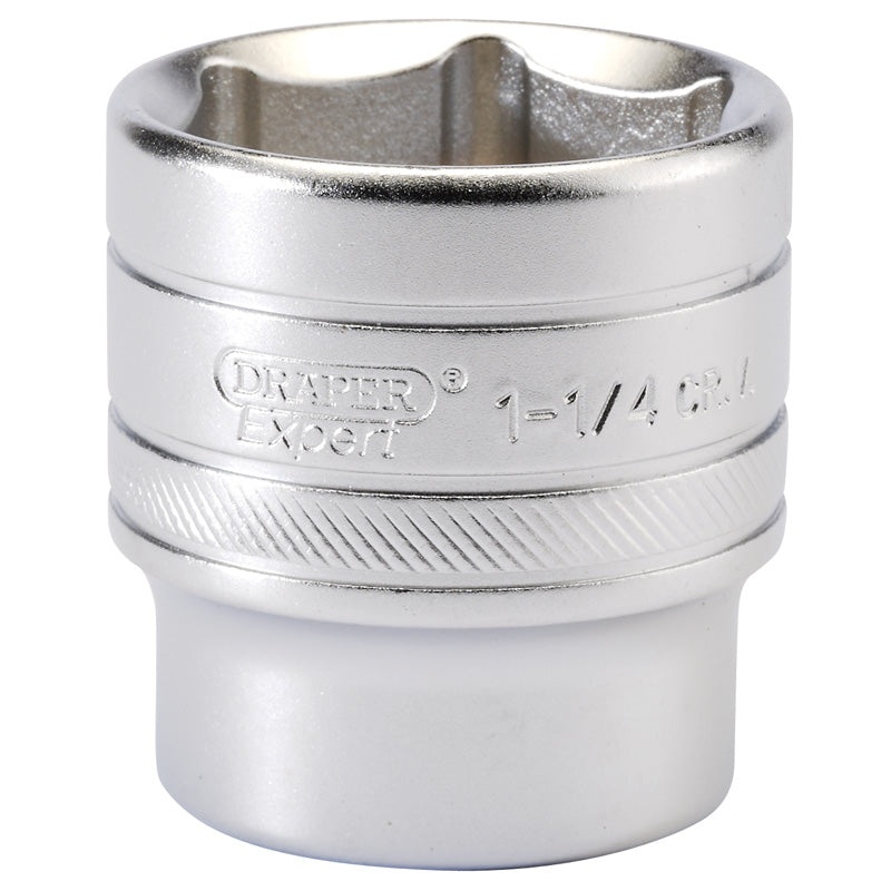 Draper 1/2 Square Drive 6 Point Imperial Socket (1.1/4)