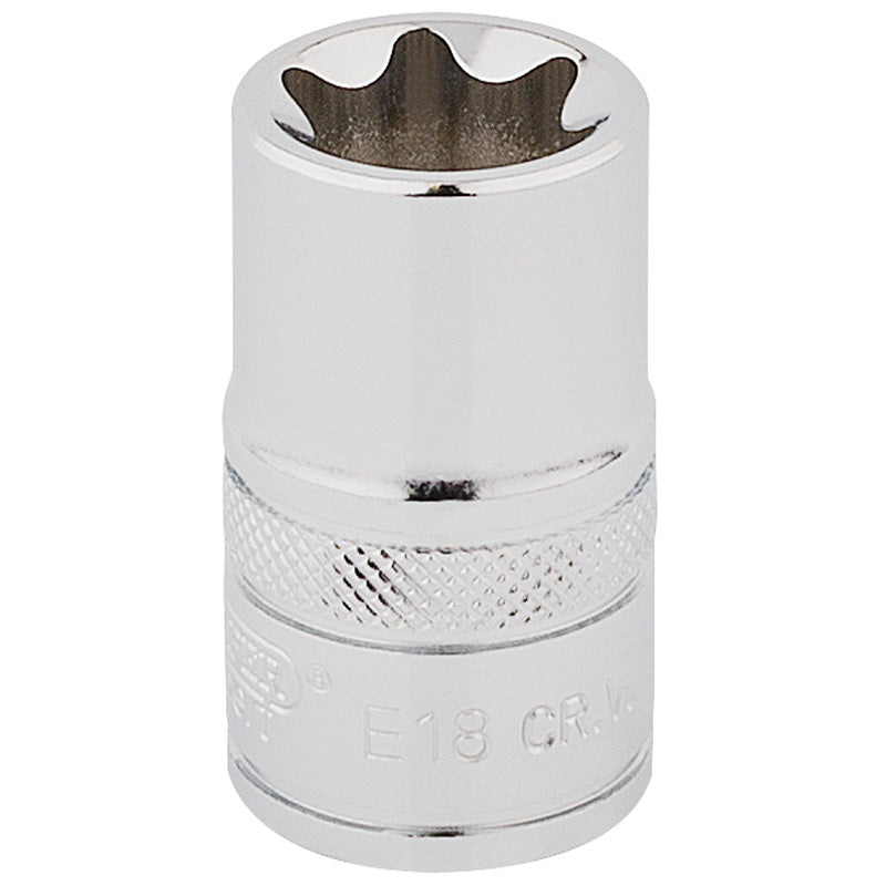 Draper 1/2 Square Drive Draper TX-STAR Socket (E18)