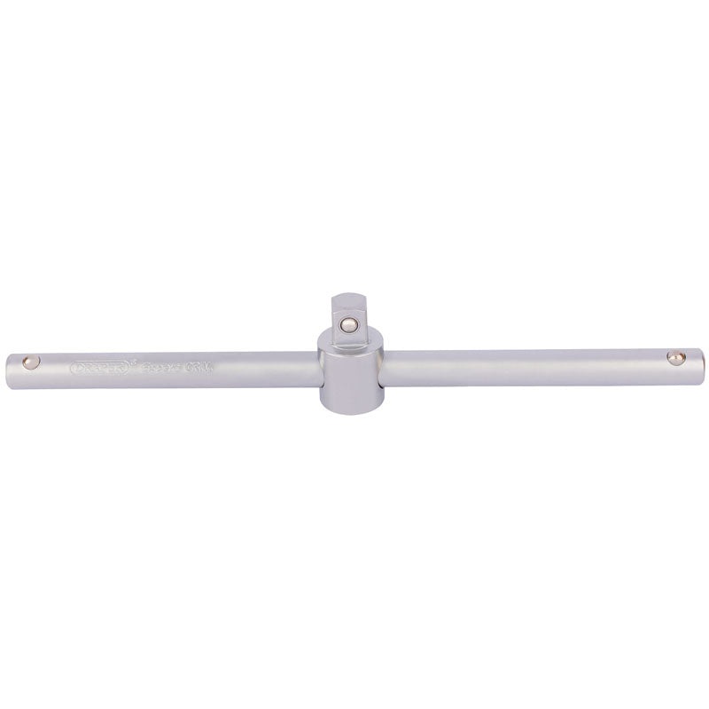 Draper 1/2 Square Drive Satin Chrome Sliding T Bar