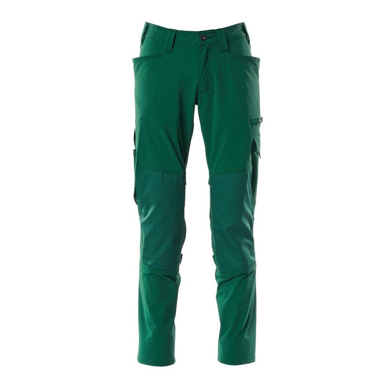 Mascot Accelerate Stretch Trousers with Kneepad Pockets – Green