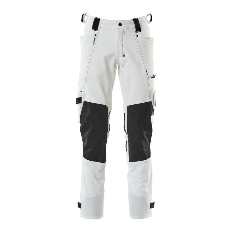 Mascot Advanced Trousers with Dyneema Kneepad Pockets – White