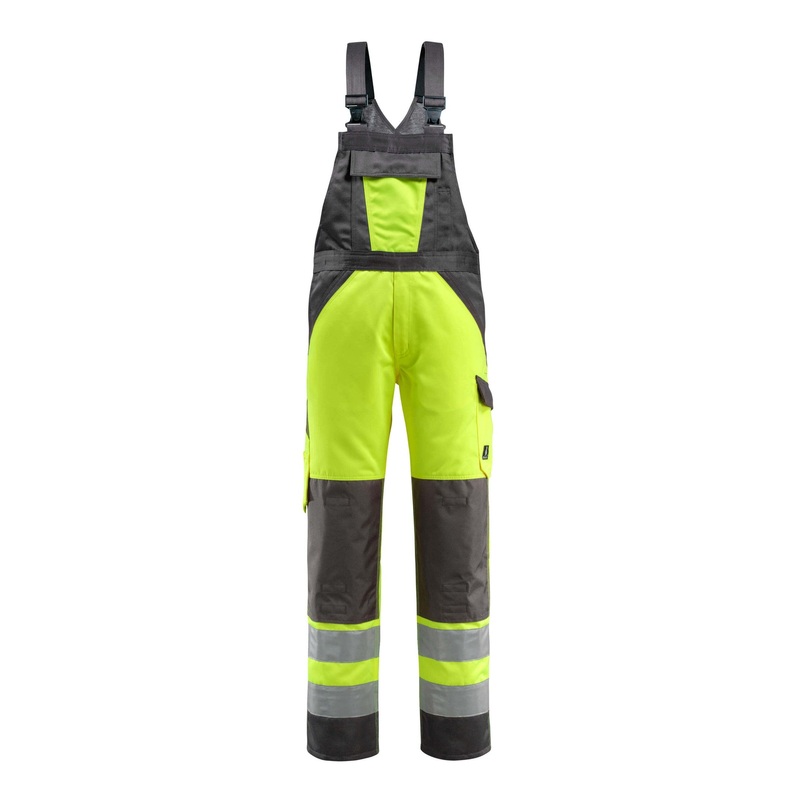 Mascot Safe Light Gosford Bib & Brace – Hi-Vis Yellow/Dark Anthracite