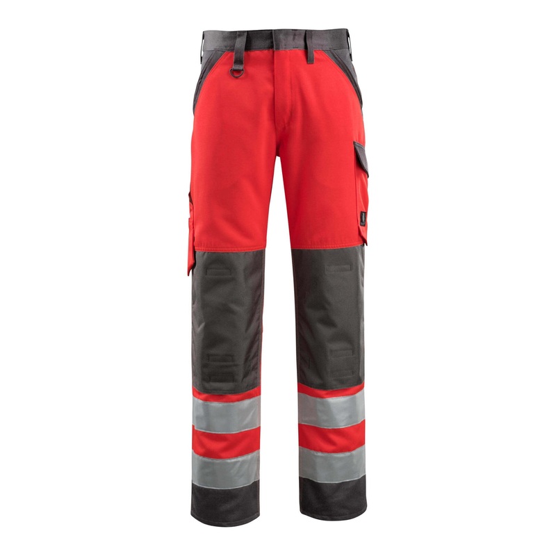 Mascot Safe Light Maitland Trousers – Hi-Vis Red/Dark Anthracite