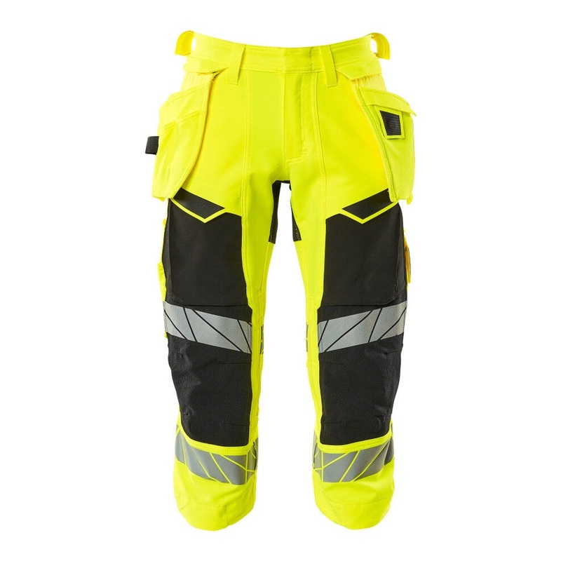 Mascot Accelerate Safe Trousers with Holster Pockets – Hi-Vis Yellow/Black
