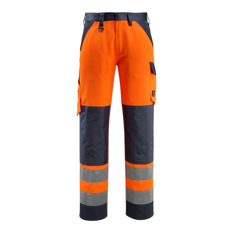 Mascot Safe Light Maitland Trousers – Hi-Vis Orange/Dark Navy Blue