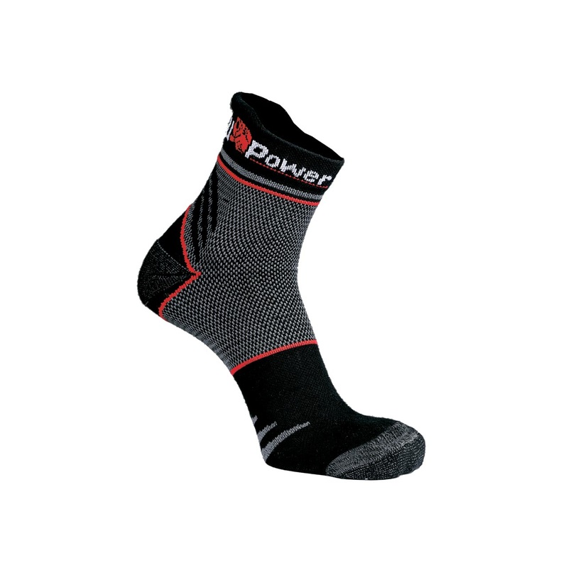 U-Power Skin Wear Sunny Socks|Black|S|M|L