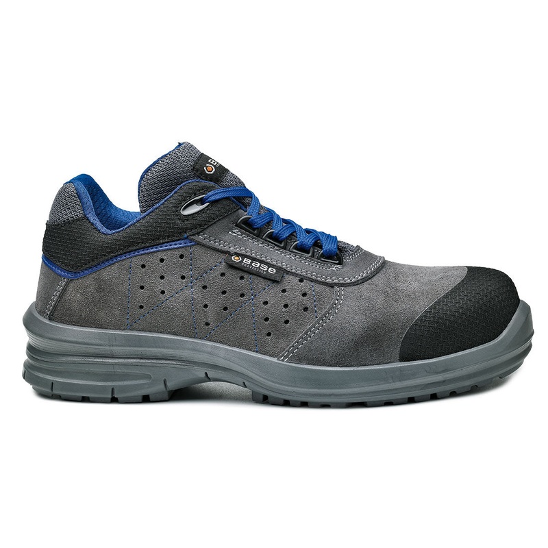Base Quasar Safety Shoes S1P|Grey/Blue|UK 4|UK 4.5|UK 5|UK 6|UK 6.5|UK 7|UK 8|UK 9|UK 10|UK 11|UK 11.5|UK 12|UK 13
