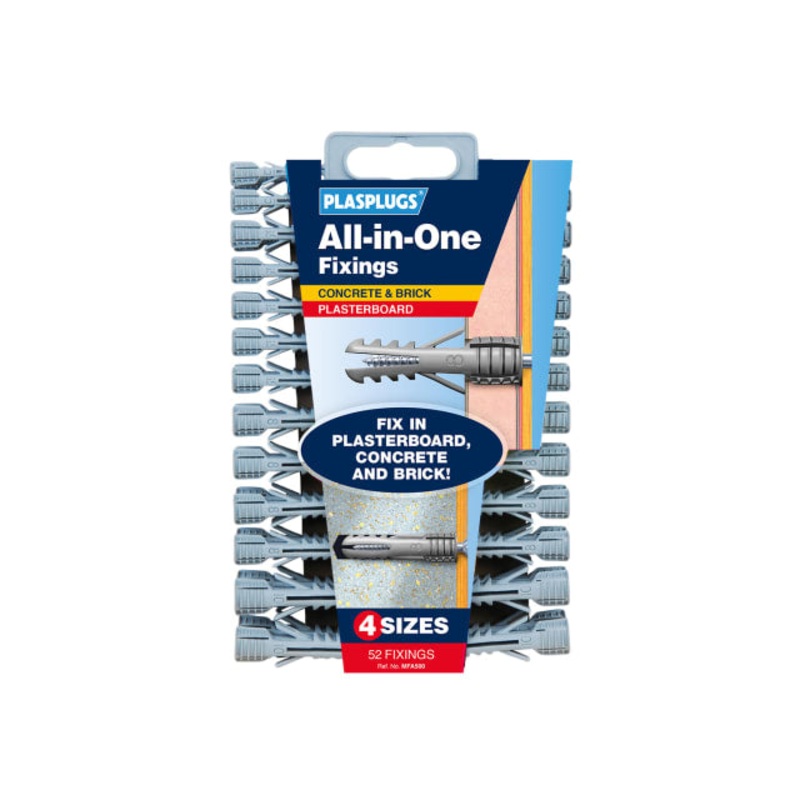 Plasplugs MFA 500 All-In-One Fixings Assorted (52)