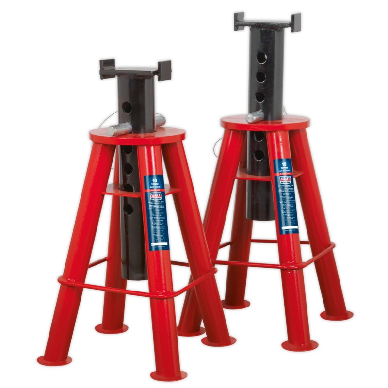 Sealey Axle Stands (Pair) 10 Tonne Capacity per Stand AS10