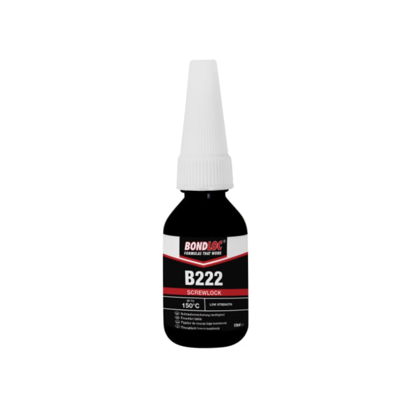 Bondloc B222 Screwlock Low Strength Threadlocker 10ml